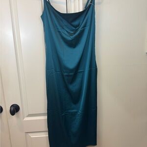 Women’s small sexy Teal Midi Dress
